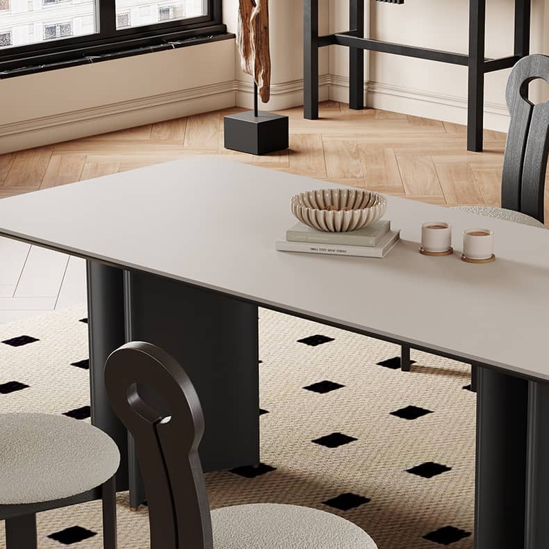 セラミック&ウッド多層板テーブル|おしゃれなデザインと耐久性 hagst-567