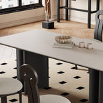 セラミック&ウッド多層板テーブル|おしゃれなデザインと耐久性 hagst-567