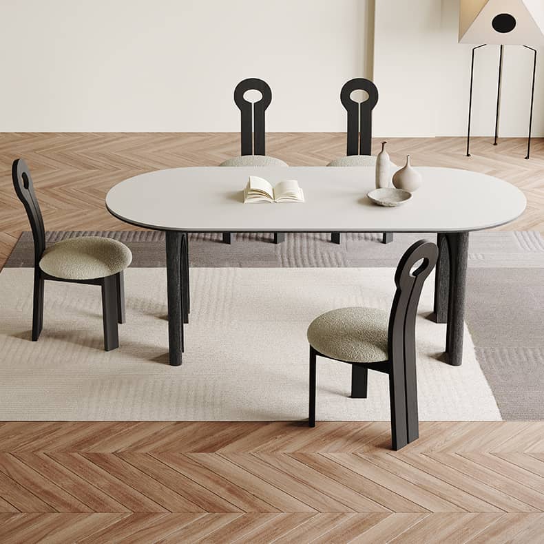 セラミック&アッシュ材の高級多層板テーブル - モダンでスタイリッシュなデザイン hagst-569