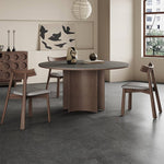 セラミック&アッシュ材多層板テーブル - 高級感溢れるデザインと耐久性 hagst-575