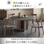 セラミック&アッシュ材多層板テーブル - 高級感溢れるデザインと耐久性 hagst-575