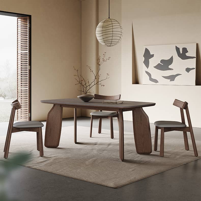 セラミック&オーク 多層板 テーブル|美しいデザインと耐久性を兼ね備えた家具 hagst-577