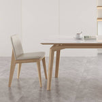 高級アッシュ材使用 合成皮革チェア 北欧風デザイン hagst-816