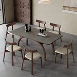 オーク材使用の高級チェア 合成皮革シート付き 北欧風デザイン hagst-821