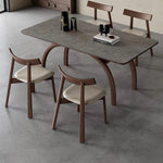 オーク材使用の高級チェア 合成皮革シート付き 北欧風デザイン hagst-821