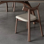 オーク材使用の高級チェア 合成皮革シート付き 北欧風デザイン hagst-821