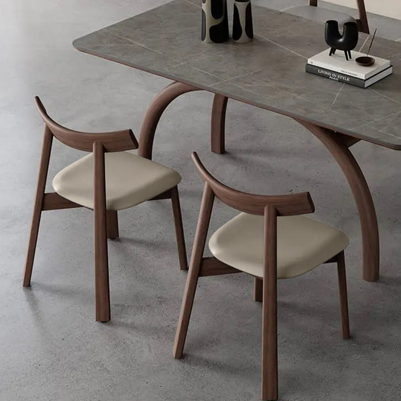 オーク材使用の高級チェア 合成皮革シート付き 北欧風デザイン hagst-821