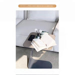 スタイリッシュな合成皮革センターテーブル|モダンデザインでおしゃれなお部屋に最適なアイテム hakt-5146