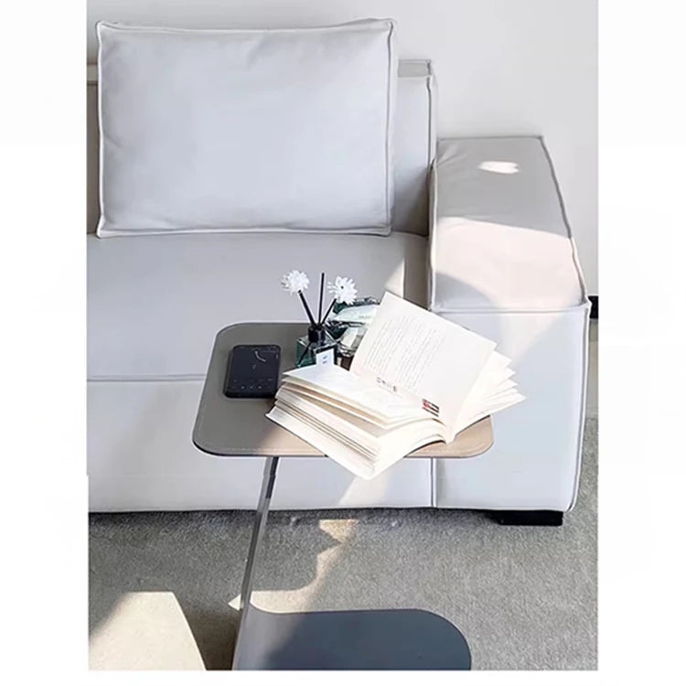 スタイリッシュな合成皮革センターテーブル|モダンデザインでおしゃれなお部屋に最適なアイテム hakt-5146