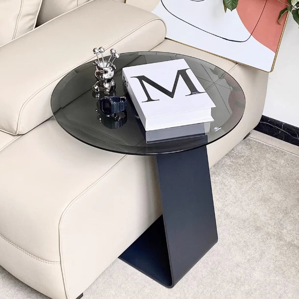 センターテーブル 強化ガラス&アルミニウム合金製 モダンデザイン おしゃれリビングテーブル hakt-5148