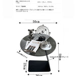センターテーブル 強化ガラス&アルミニウム合金製 モダンデザイン おしゃれリビングテーブル hakt-5148