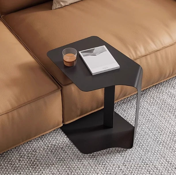 おしゃれな合成皮革&スチール製センターテーブル - モダンデザインでリビングを彩るクリエイティブな家具 hakt-5151