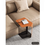 おしゃれな合成皮革&スチール製センターテーブル - モダンデザインでリビングを彩るクリエイティブな家具 hakt-5151