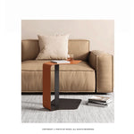 おしゃれな合成皮革&スチール製センターテーブル - モダンデザインでリビングを彩るクリエイティブな家具 hakt-5151