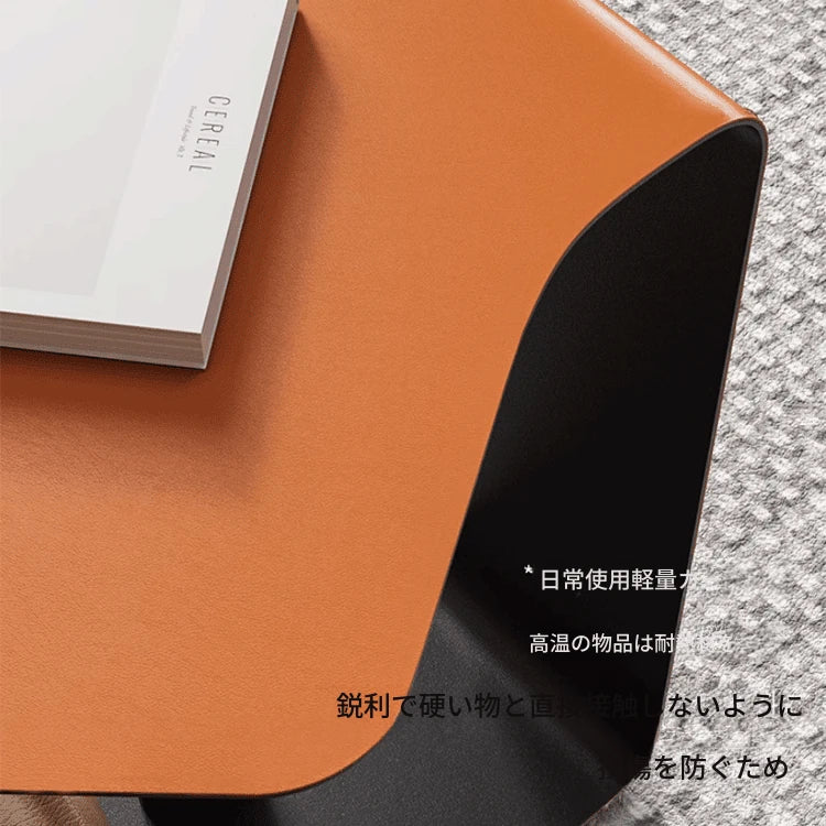 おしゃれな合成皮革&スチール製センターテーブル - モダンデザインでリビングを彩るクリエイティブな家具 hakt-5151