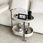 センターテーブル 合成皮革×ステンレス おしゃれな移動式デザイン 収納力抜群 インテリアに最適! hakt-5152