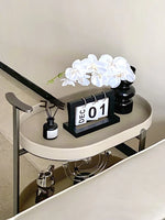 センターテーブル 合成皮革×ステンレス おしゃれな移動式デザイン 収納力抜群 インテリアに最適! hakt-5152