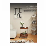 センターテーブル 合成皮革 ステンレス製 おしゃれな2段デザイン 無段階調整可能 モダンインテリアに最適 hakt-5153