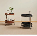 センターテーブル 合成皮革 ステンレス製 おしゃれな2段デザイン 無段階調整可能 モダンインテリアに最適 hakt-5153