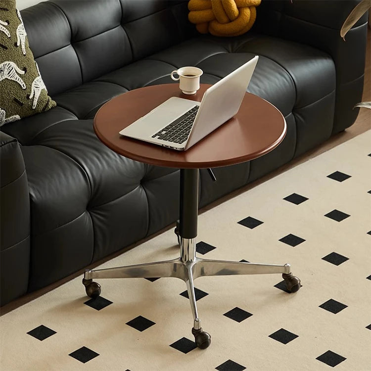 おしゃれなセンターテーブル|多層板&アルミニウム合金製|キャスター付きで移動楽々! hakt-5154