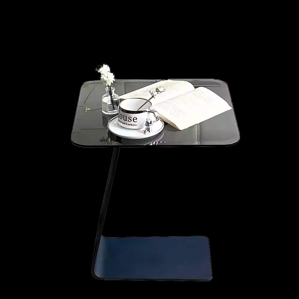 モダン強化ガラスセンターテーブル - スタイリッシュなリビングルームアクセント hakt-5155