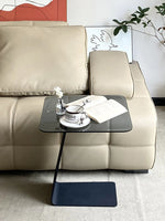 モダン強化ガラスセンターテーブル - スタイリッシュなリビングルームアクセント hakt-5155