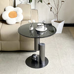 【シンプルモダン】ステンレス・強化ガラス センターテーブル - リビングに最適なスタイリッシュデザイン hakt-5157