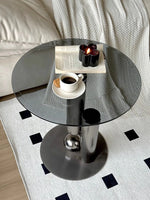 【シンプルモダン】ステンレス・強化ガラス センターテーブル - リビングに最適なスタイリッシュデザイン hakt-5157