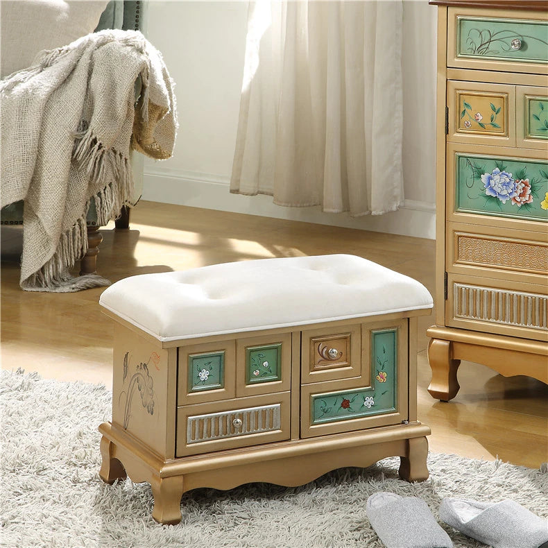 オーク製スタイリッシュスツール|美しいデザインと快適性の融合|インテリアにぴったり! halmh-5295