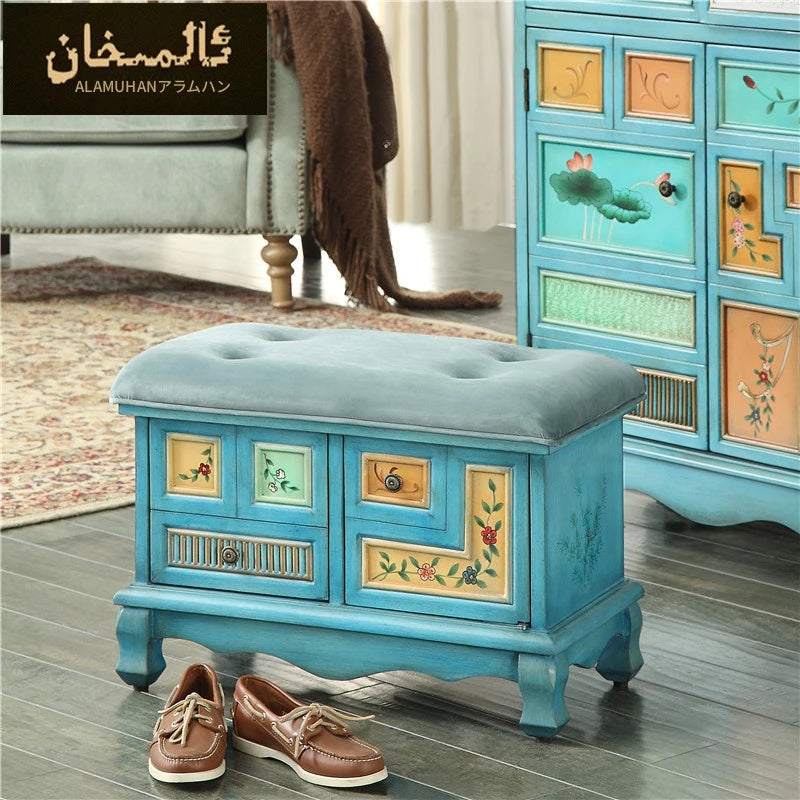 オーク製スタイリッシュスツール|美しいデザインと快適性の融合|インテリアにぴったり! halmh-5295