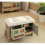 オーク製スタイリッシュスツール|美しいデザインと快適性の融合|インテリアにぴったり! halmh-5295