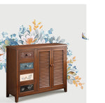 おしゃれなオークキャビネット - シンプルで機能的な収納家具、ナチュラルなデザインでインテリアにぴったり halmh-5296