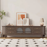 おしゃれな無垢材テレビ台 - 多層板&ガラス仕様、リビングに最適な収納家具 halmh-5301