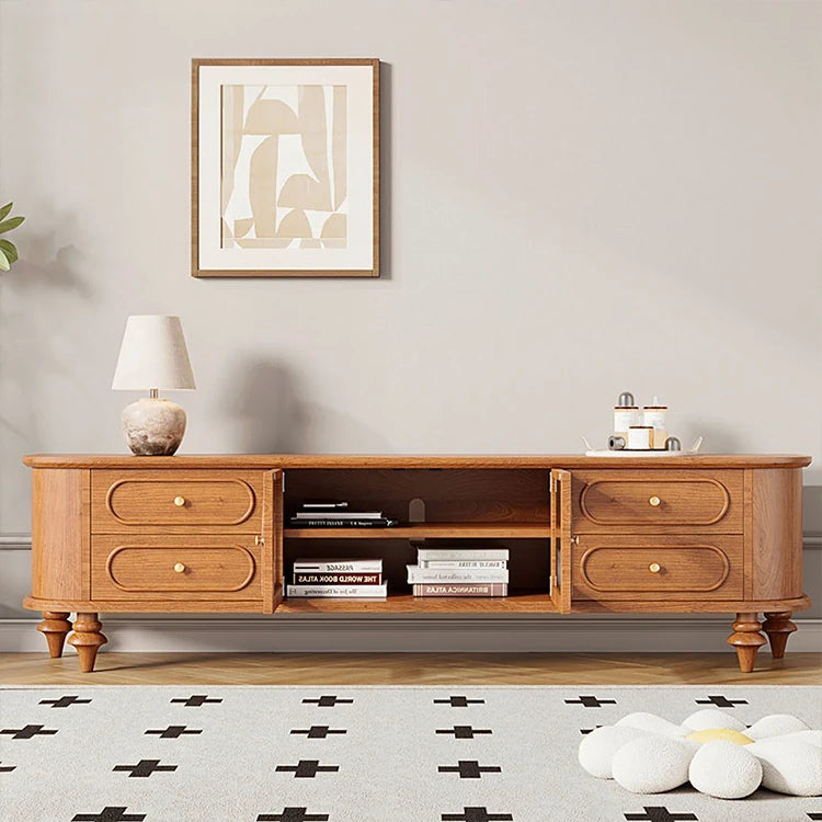 おしゃれな無垢材テレビ台 - 多層板&ガラス仕様、リビングに最適な収納家具 halmh-5301