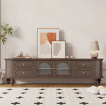 おしゃれな無垢材テレビ台 - 多層板&ガラス仕様、リビングに最適な収納家具 halmh-5301