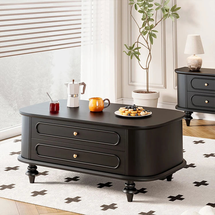 無垢材使用のシンプルなセンターテーブル | おしゃれなデザインと収納力を兼ね備えたリビング家具 halmh-5320