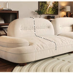 高級パイン材 ソファー - ダウン&シリコンフィルクッション 快適な座り心地 hatx-1022