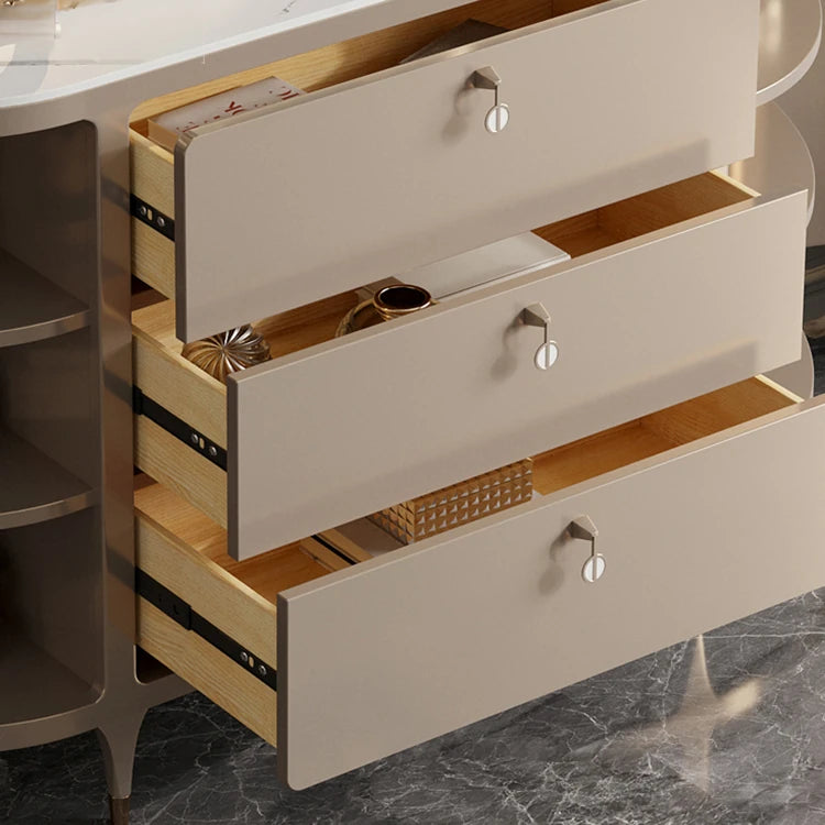 高級セラミック無垢材キャビネット|洗練されたデザインと機能性 hbs-4418