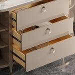 高級セラミック無垢材キャビネット|洗練されたデザインと機能性 hbs-4418