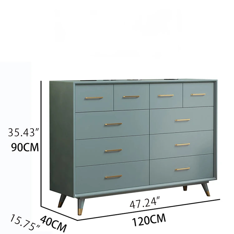 北欧風無垢材キャビネット|高級感あふれる収納家具 hbs-4428