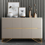 高級ステンレスセラミックキャビネット|モダンでエレガントなデザイン収納家具 hbs-4429