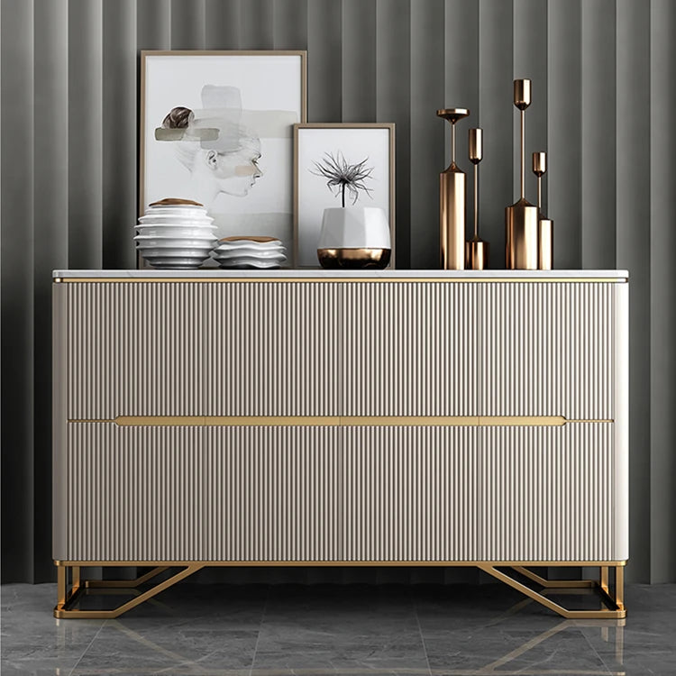 高級ステンレスセラミックキャビネット|モダンでエレガントなデザイン収納家具 hbs-4429