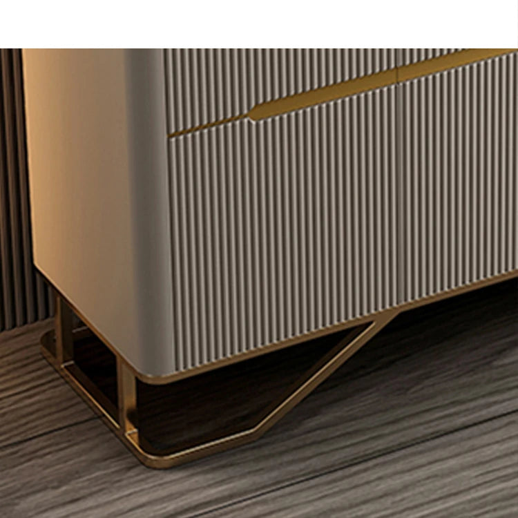 高級ステンレスセラミックキャビネット|モダンでエレガントなデザイン収納家具 hbs-4429