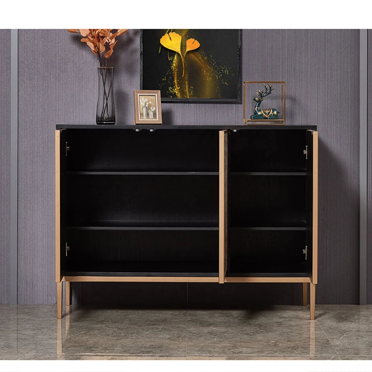 ラグジュアリーデザイン貝殻キャビネット|スタイリッシュなインテリアストレージソリューション hbs-4430