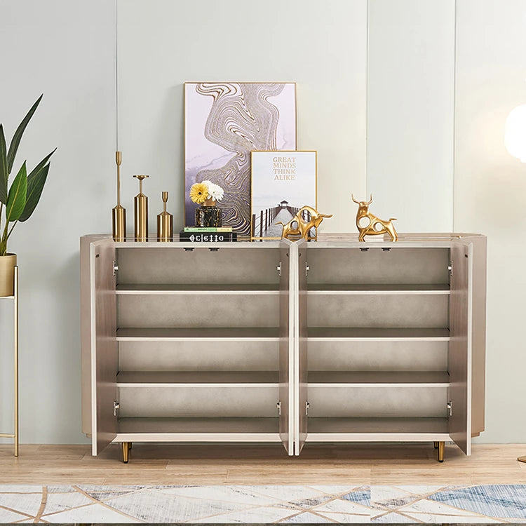 モダンなステンレス製キャビネット|スタイリッシュな収納解決策 hbs-4432