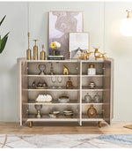 モダンなステンレス製キャビネット|スタイリッシュな収納解決策 hbs-4432