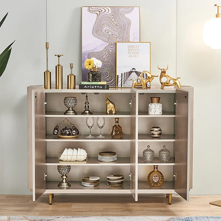 モダンなステンレス製キャビネット|スタイリッシュな収納解決策 hbs-4432