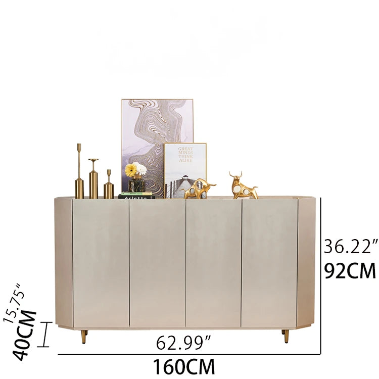 モダンなステンレス製キャビネット|スタイリッシュな収納解決策 hbs-4432