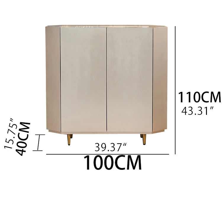 モダンなステンレス製キャビネット|スタイリッシュな収納解決策 hbs-4432