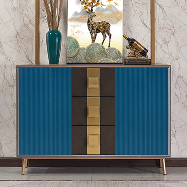 高級感溢れるデザインの無垢材キャビネット - 魅惑のモダンインテリア hbs-4433